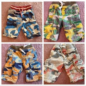 Mini Boden Camo Shorts Lot